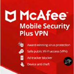 McAfee Mobile Security Plus + VPN Ilimitada (1 Ano) – Android e iOS